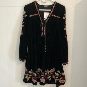 TOPSHOP Rare Velvet Holiday Penny Lane Dress NWT sz 6